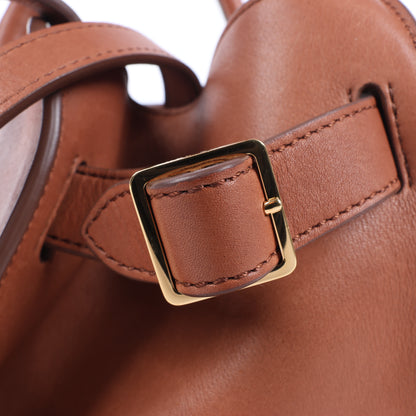 The Row – Weiche Margaux 10 – 2-Wege-Handtasche aus braunem Leder