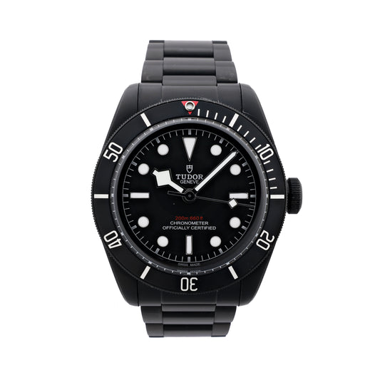 Tudor Heritage Black Bay 79230DK I817362 SS SS AT Uhr mit schwarzem Zifferblatt