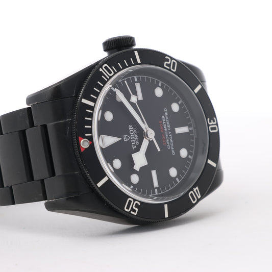 Tudor Heritage Black Bay 79230DK I817362 SS SS AT Uhr mit schwarzem Zifferblatt