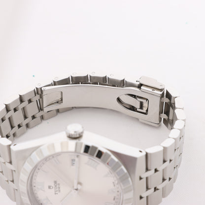 Tudor Royal 28500 6P37051 SS SS AT Uhr mit silbernem Zifferblatt