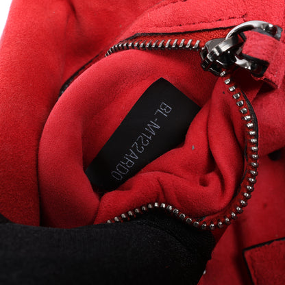 Valentino – Rockstud – 2-Wege-Schultertasche mit Spike-Kette in Rot