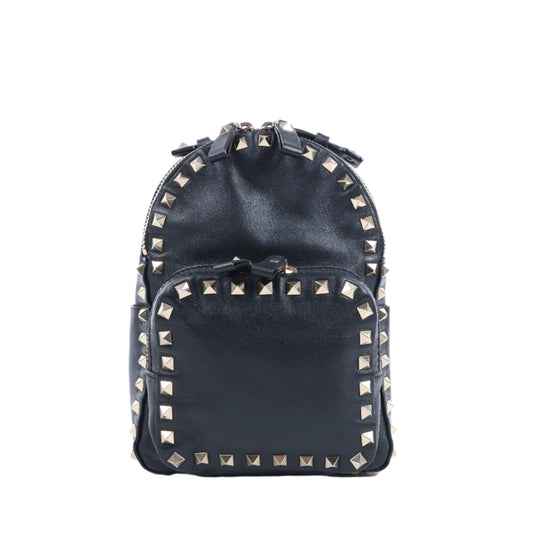 Valentino Garavani – Rockstud – Schwarzer Lederrucksack