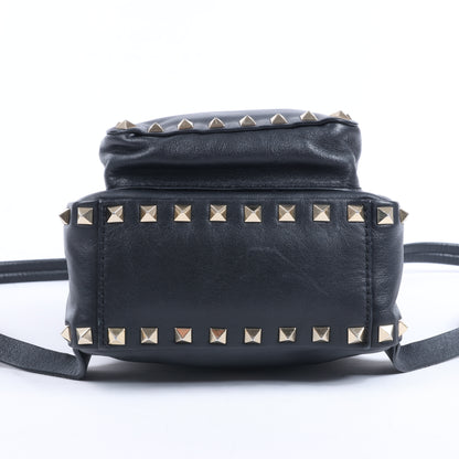 Valentino Garavani – Rockstud – Schwarzer Lederrucksack