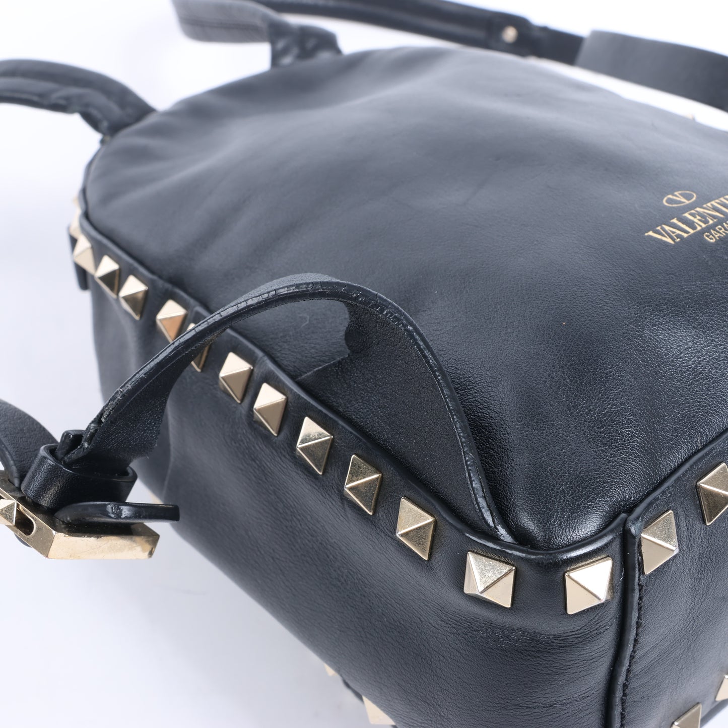 Valentino Garavani – Rockstud – Schwarzer Lederrucksack