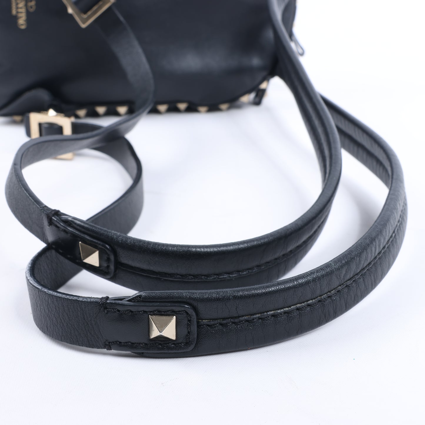 Valentino Garavani – Rockstud – Schwarzer Lederrucksack