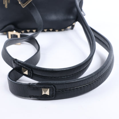 Valentino Garavani – Rockstud – Schwarzer Lederrucksack