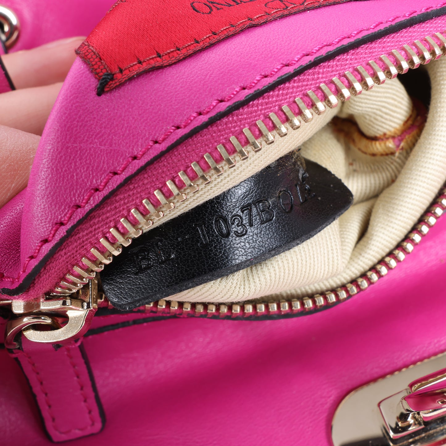 Valentino Garavani – Rockstud – 2-Wege-Handtasche aus rosa Leder