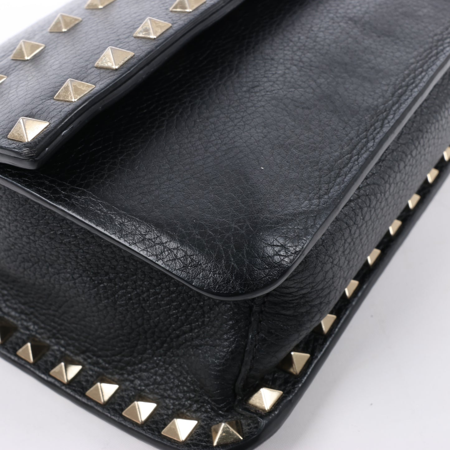 Sac bandoulière en cuir Rockstud Valentino Garavani noir