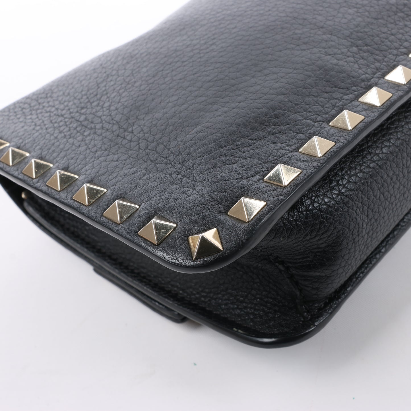 Sac bandoulière en cuir Rockstud Valentino Garavani noir