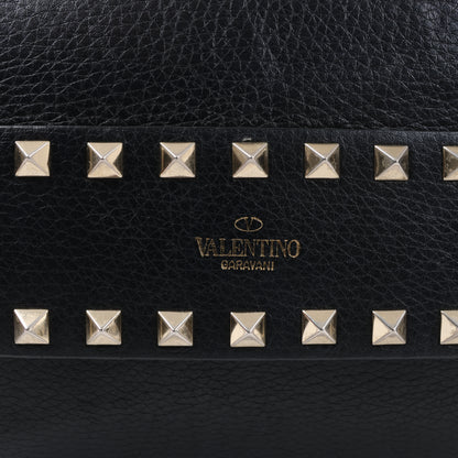 Sac bandoulière en cuir Rockstud Valentino Garavani noir