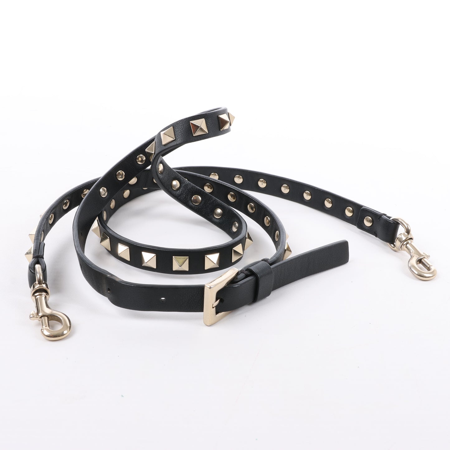 Sac bandoulière en cuir Rockstud Valentino Garavani noir