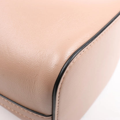 Valentino Garavani Buckets Leather 2Way Shoulder Bag in Powder Pink