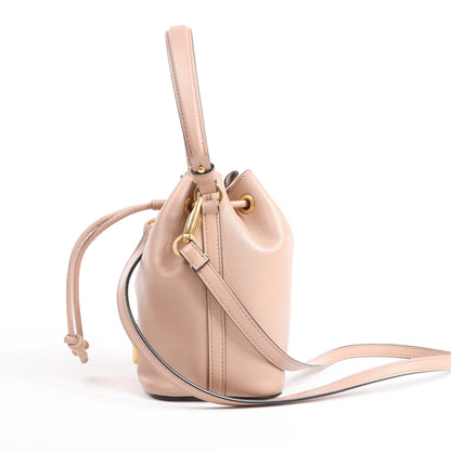 Valentino Garavani Buckets Leather 2Way Shoulder Bag in Powder Pink