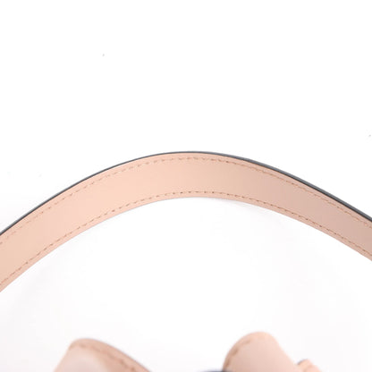 Valentino Garavani Buckets Leather 2Way Shoulder Bag in Powder Pink