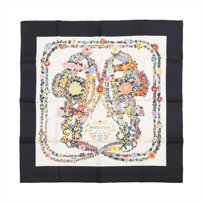Hermès Carré 90 Seidenschal „BRIDES DE GALA EN FLEUR“.