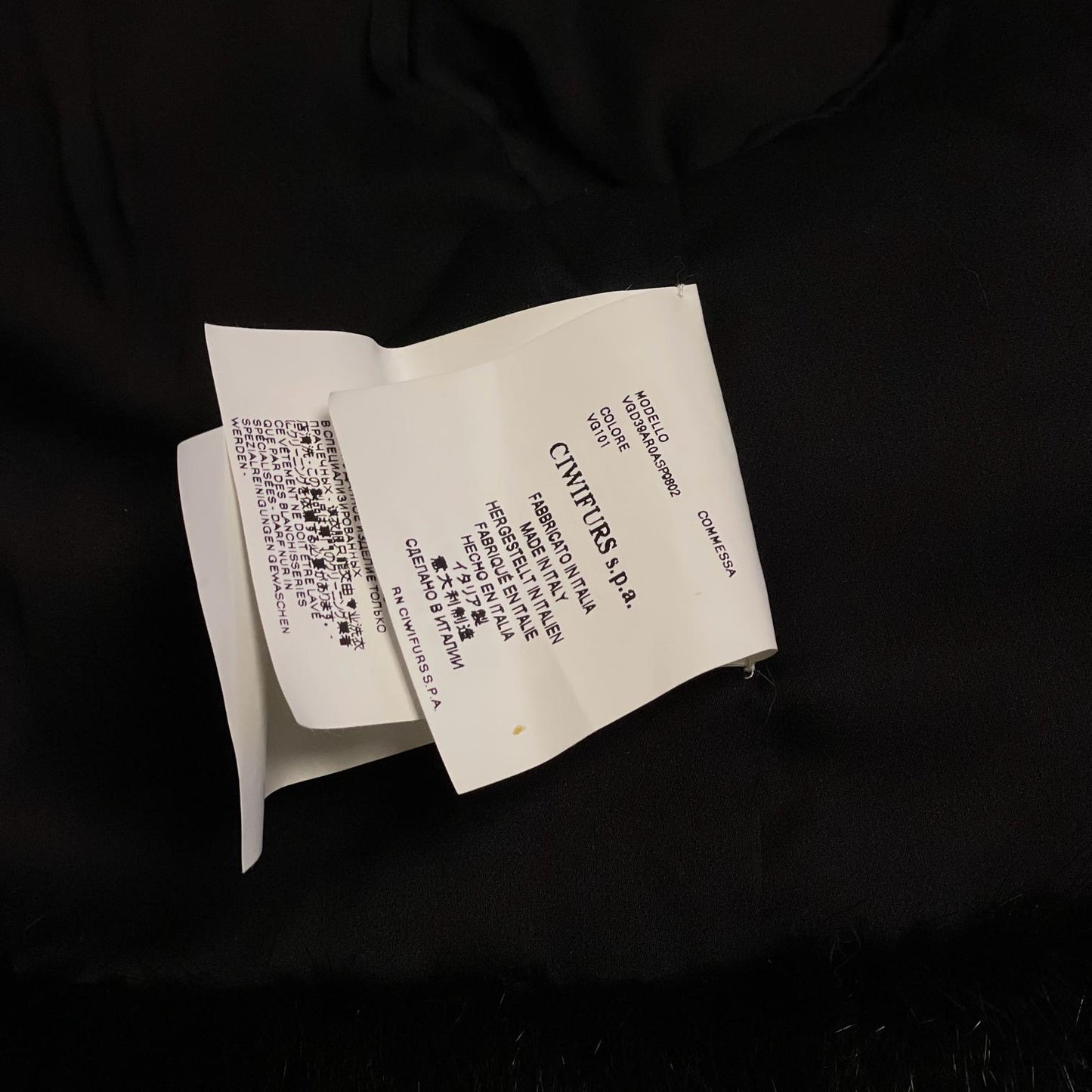 Valentino Black Mink Fur Capelet with Crystal Embellishments - Elegant Evening Wear
