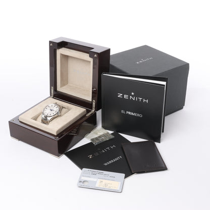 Zenith El Primero Espada 03.2170.4650/01.M2170 SS AT Silver-Face Watch